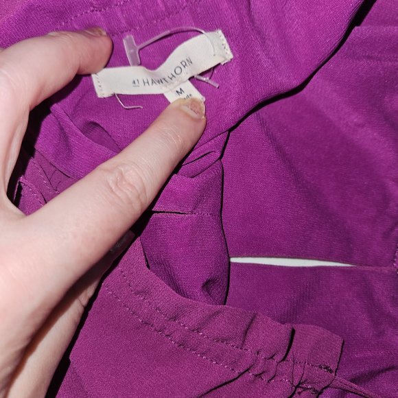 41 Hawthorne Medium Red Violet-ish Dress from Stitch fix, Worn Twice - Picture 6 of 7